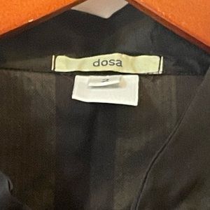Dosa black mandarin style jacket